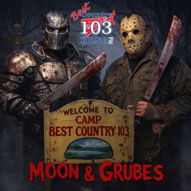 Happy Friday the 13th from Moon & Grubes and Best Country 103! May tomorrow's Valentines Day be good to you all.