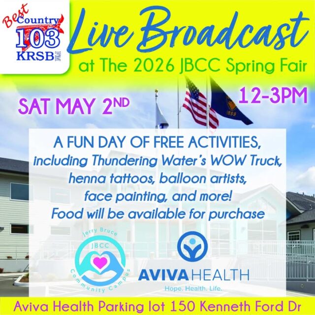 🎸 Hey Best Country 103 listeners! 🎸

Moon & Grubes are hittin’ the road and comin’ at ya LIVE from the 2026 JBCC Spring Fair! Saturday, May 2nd  we will be coming to you live from 12:00 PM to 3:00 PM at the Aviva Health Parking Lot – 150 Kenneth Ford Dr.

We’re broadcasting live with all the good vibes, great music, and that classic Best Country 103 energy! Come on out for a fun day of FREE activities including:
- Thundering Water’s WOW Truck  
- Henna tattoos  
- Balloon artists  
- Face painting  
- And a whole lot more!

Food will be available for purchase, so bring your appetite and your dancin’ boots!

Whether you just wanna say hi, take a picture with the crew, or just kick back and enjoy the live broadcast — we’d love to see ya there!

See you Saturday, May 2nd Douglas County! Let’s make it a good one! 🇺🇸