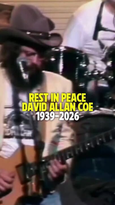 We lost one of the good ol boys today. RIP David Allan Coe. Thank you for a legendary career.