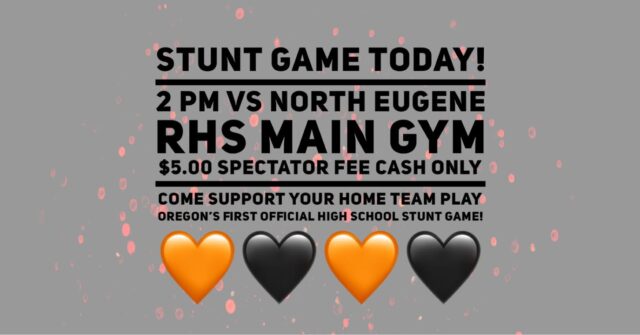 Support the Roseburg cheer ladies! 
-Grube’s