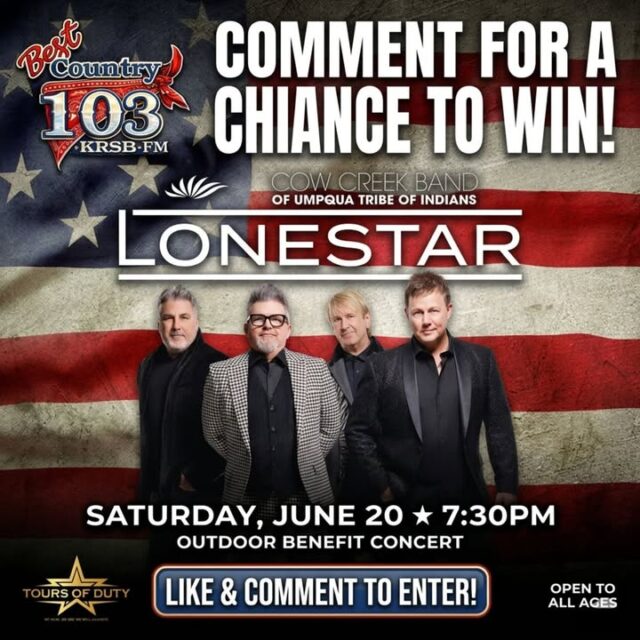 We're giving away a pair of tickets to see Lonestar live at Seven Feathers Casino Resort this Saturday, June 20 at 7:30 PM for their special Outdoor Benefit Concert!

To enter:
✅ LIKE this post  
✅ COMMENT below (tell us your favorite Lonestar song or something!)

That's it! Two lucky winners will be randomly selected and contacted tomorrow, June 16.

The Show is All Ages. Good luck everyone! 🤠🇺🇸

#Lonestar #SevenFeathers #CountryMusic #TicketGiveaway

(Contest ends tomorrow — winner contacted directly via Facebook Comment and Messenger)