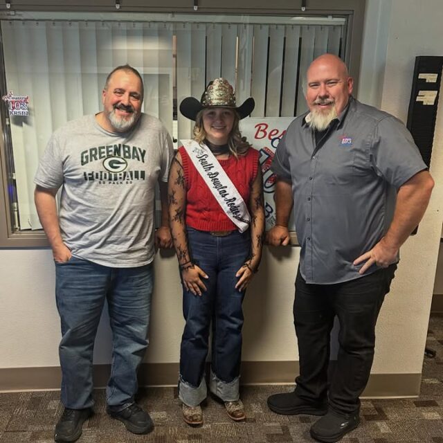 Thanks to Gracie Wehe the South Douglas Rodeo Ambassador for stopping by to chat about the 44th Annual South Douglas Rodeo happening this weekend June 20th and 21st starting at 1pm each day at the Tri City Horsemen’s Arena in Myrtle Creek! Be sure to get your tickets and listen to Moon & Grubes tomorrow for another chance to win tickets as well!