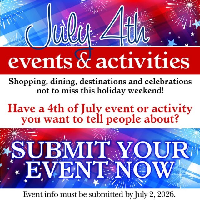 🎆 July 4th is coming — let’s celebrate together!🎆

NR Today is putting together our big guide to 4th of July events & activities — shopping, dining, destinations, fireworks, parades, and all the celebrations happening this holiday weekend.

Have a 4th of July event or activity you want people to know about?

Now’s the time to submit it! Whether it’s a community fireworks show, family-friendly festival, special dinner, parade, or patriotic gathering — we want to help spread the word.

Submit your event here: https://www.nrtoday.com/users/admin/calendar/event/
Deadline: Thursday, July 2, 2026

Don’t miss your chance to get your event in front of thousands of local readers looking for ways to celebrate!

Let’s make this 4th of July one to remember!!!

(You may have to login to your existing NRToday account to submit or create a new one. Basic account for NRToday.com is free to sign up.)

#4thOfJuly #July4th #NRToday #LocalEvents #OregonEvents