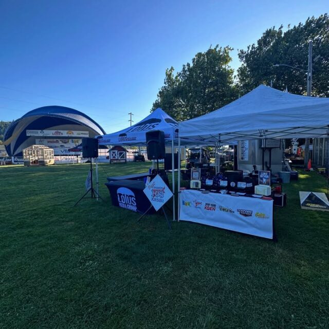 Rise and shine!!! It’s Sutherlin Throwdown time!!! We are all set up! If you are coming out today swing by and sign up to win some great prizes like Luke Bryan Tickets ! Take a chance at our Cornhole board for a chance at other prizes and scan the QR code and watch for the Roseburg Elite Cheer team passing out the QR Codes as well helping us out. Just tell us how you heard about the Sutherlin Throwdown and you are entered for a chance to win a Z Grills Smoker!!! Moon & Grubes go live from 11am to 1pm and They, as well as Da’Roadie are your emcees of the Throwdown! Come support some great businesses and let the good times roll!