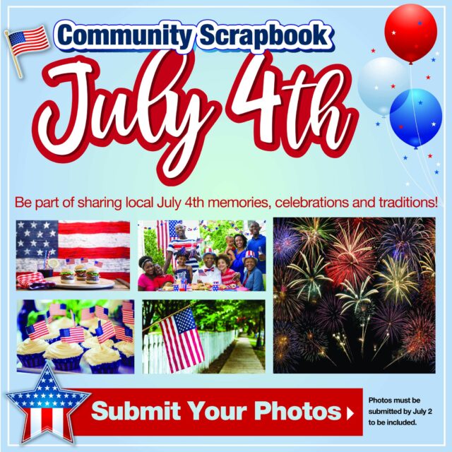 🎆 Community Scrapbook: July 4th Edition! 🎇

We’re collecting your best local July 4th memories, celebrations, and traditions for our Community Scrapbook! 

Whether it’s backyard BBQs with family and friends, festive cupcakes, sparkling fireworks, patriotic decorations, or neighborhood parades — we want to see how YOU celebrate! 

📸 Submit your photos by July 2 to be included! 

Be part of preserving our community’s stories this Independence Day! 🇺🇸

How to submit: https://www.nrtoday.com/july-4th-photos/

Let’s fill this scrapbook with joy, pride, and community spirit! ❤️🤍💙

(Users may have to login to their NR Today account to submit.)

#July4th #CommunityScrapbook #FourthOfJuly #LocalCelebrations #SubmitYourPhotos