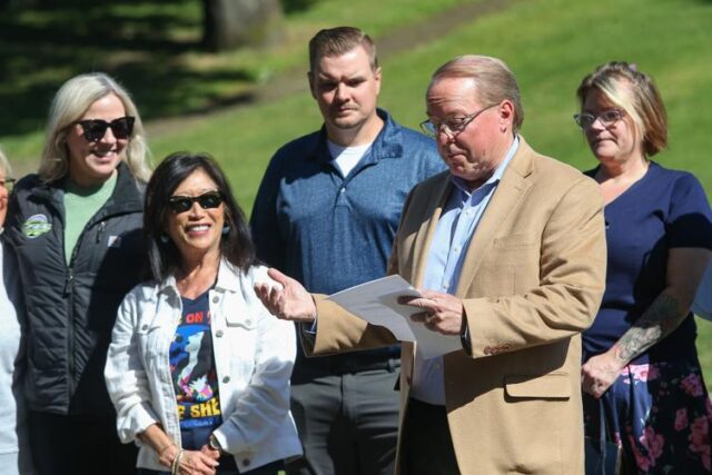 On Tuesday, the Music on the Half Shell (MOTHS) committee gathered in the center of Stewart Park to announce the lineup of this year's performances. It is the 34th year the free concert series has provided live music to Roseburg.

From June 23 to August 11, each Tuesday will feature a new concert, with eight in total planned for this summer. MOTHS committee member Kelly Leonard said the concert series provides locals with live experiences they may normally be unable to view.

"Our goal is to provide family friendly entertainment and entertainment that most people would not necessarily go out and see," Leonard said. "People know that they're going to come here and hear things that they might not hear anywhere else."

The show's are estimated to run from 7–9 p.m. ay the Nichols Band Shell in Stewart Park, with food vendors on site for food and refreshments. Guests are encouraged to bring blankets or lawn chairs for seating.

For More Information Please Visit www.nrtoday.com
