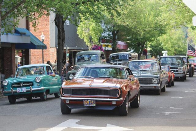 On Saturday, over 40 years of annual automotive tradition came to a head across the greater Roseburg area as motorheads took part in a slew of Graffiti Weekend events.

The day kicked off with the 43rd Annual Stray Angels Show-n-Shine at Melrose Vineyards, where over 300 cars of varying makes, models and years came out to compete for plaques and trophies.

Among the competitors was Brookings resident Ken Miller, who brought a sky-blue 1963 Ford Galaxie. To him, car culture is about more than just competition; It's a chance to relive glory days.

"To drive an old car is nice, but when you're driving the same hood ornaments, the same dashboard, drive and drum, the same roads you drove 50 years ago, it's a time machine," Miller said. "When I'm driving in this car, I feel younger."

For More information please visit www.nrtoday.com