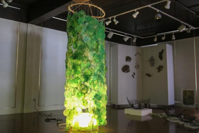 Four new exhibits are set to open this Friday at Umpqua Valley Arts (UVA), bringing Roseburg locals new works to view through the summer season before they close on August 14.

The Hallie Brown Ford Gallery will house the exhibit "Biology Rising: The Origins of Hope" by artist Julie Anderson Bailey. The collection consists of a series of abstract installation pieces and sculptures inspired by aquatic life, the earth's ecosystems and humanity's relationship with nature and the environment.

In her artist's statement for the exhibit, Bailey writes she aimed to portray natural subjects in a way that highlights the physical and emotional impacts they have on humanity.

"When we look closely at the world around us, the connections woven through nature reveal why we love the living world and our affinity for life in all forms," reads Bailey's artist statement. "In this body of work, I combine traditional techniques...in new ways to create nature-framed objects and installations echoing how life begins and sustains and how nature stirs up our emotions and provides hope for the future by its sheer audacity of evolution and its resilience over time."

Across from Bailey's exhibit is the Red Door Gallery, where the multi-artist exhibit "Malleable" is on display. A collection of work from artists across the pacific northwest, it consists entirely of sculptures made from soft materials such as fabric, felt or plastic.

For More Information Please Visit www.nrtoday.com