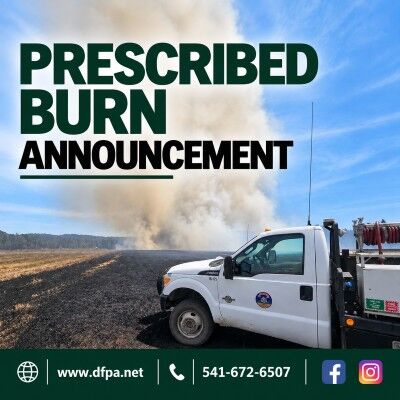 The Douglas Forest Protective Association is continuing with prescribed burns around the Umpqua Valley this week.

On Wednesday, a burn is scheduled to ignite at 3:00 p.m. in the 1000 block of Coos Bay Wagon Road. It will continue until approximately 5:00 p.m. and will be visible from Interstate 5, Highway 42, Camas, Lookingglass, Tenmile, Winston, Green and Roseburg

Other prescribed burns are expected on Thursday.

For More Information Please Visit www.nrtoday.com
