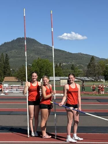 MEDFORD — The Roseburg boys track and field team won nine events in an 81.5-63.5 victory over North Medford in a Southwest Conference dual meet on Wednesday at Bowerman Field.

The Black Tornado edged the Roseburg girls, 73-72.

The RHS boys got two individual wins apiece from David Schmid in the 100 meters (11.19 seconds) and 200 (22.80), and RJ Elliott in the 110 hurdles (17.02) and 300 hurdles (44.10). Emery Hurtienne set a personal best in the high jump, clearing 6-6.

Roseburg swept the distance events, getting wins from Lucas Bernier in the 800 (2:08.35, PR), Ethan Smith in the 1,500 (4:26.53, PR) and James Randol in the 3,000 (10:10.91, PR).

The RHS girls got individual wins from Kendall Knox in the 100 (13.06, PR) and 400 (1:04.51), Londyn Weaver in the javelin (110-9, PR), Dezirae Aguirre in the long jump (13-1/4, PR) and Kaylee Bain in the triple jump (28-0).

For more information please visit www.nrtoday.com