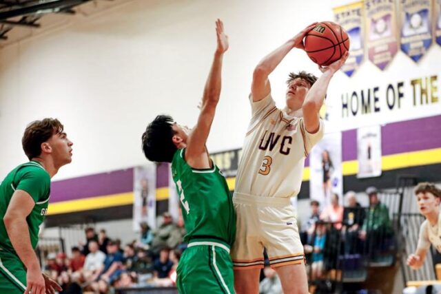 DIXONVILLE — The Umpqua Valley Christian boys basketball team battled through overtime for a 60-55 win over Grand View Christian Academy in a nonleague game on Friday.

The game was tied at 46 when the buzzer announced the end of the 32 regulation minutes. The Monarchs scored 14 points in the extra period to outscore the Eagles by five for the victory.

Umpqua Valley Christian's Teagan Sprague and Caleb Saylor both scored 13 points. Justice Bendele was right behind them with 12 points for the Monarchs (16-7, 8-0 Skyline League).

Alex Thomas led the Eagles (9-7, 4-4 Valley 10 League) with 22 points.

The Monarchs will host Glendale Tuesday in their final Skyline game of the regular season.

For More Information Please Visit www.nrtoday.com