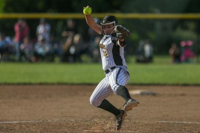 TRI CITY — South Umpqua High School's Jasmine Morales threw 17 strikeouts en route to a shutout victory against the Yamhill-Carlton softball team on Tuesday in Tri City. 

"I was just working on not trying to overthrow, not trying to overpower them, but really just working on my spin and location to try to just disrupt the batters, just throw them off," Morales said.

The No. 2 South Umpqua softball team defeated No. 3 Yamhill-Carlton 5-0 on Tuesday in the semifinal game. Yamhill-Carlton ends the season 26-4 overall. 

"Overall just everyone did good, like locking in and really just focusing on the game and not letting anything like get into their mind like nerves or anything," Morales said. 

For More Information Please Visit www.nrtoday.com