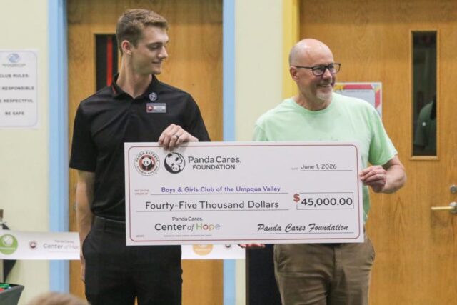 On Monday, representatives from the Boys & Girls Club of the Umpqua Valley (BGCUV) and Panda Express met to celebrate the grand opening of the club's newest resource for enriching the lives of children: a Panda Cares Center of Hope.

Built into a renovated room within the club, the center serves as a multi-use learning space where youth can, among other uses, receive help with homework, read, play or take a break to self-regulate emotions. Among the center's features are educational games and books, toys and a smart board.

BGCUV CEO Troy Johns said the center helps the club access new resources for children.

"You get to bring all of the knowledge that's been developing over time that you haven't been able to finance," Johns said. "With an opportunity like this and this kind of community support, we get to bring the latest and greatest to the youth here."

The renovation was made possible with a $45,000 donation-funded grant from the Panda Cares Foundation, a philanthropic branch of the Panda Express corporation. According to BGCUV CEO Troy Johns, over 300 clubs received applications for grants, with BGCUV among the 50 selected and the first to launch its Center of Hope this year.

Helping cut the ribbon for the center was Isaac Heard, general manager of Roseburg's Panda Express location, who was a member of the year at the BGCUV  in his own childhood.

For More Information Please Visit www.nrtoday.com