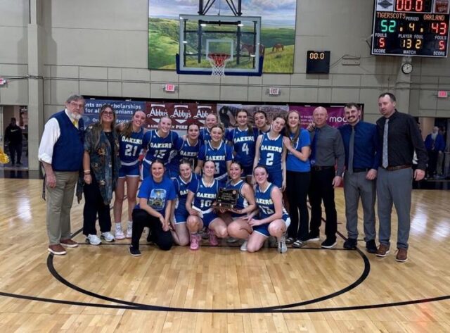 Facebook
  Twitter
  Email
  Print
  Save

PENDLETON — The Oakland girls basketball team didn't get the start it needed, trailing by 13 after one quarter.

The No. 12-seeded Oakers outscored No. 2 Weston-McEwen over the last three periods, but the damage had been done as the TigerScots posted a 52-43 victory in the fourth-place game of the OSAA Class 2A State Tournament on Saturday at the Pendleton Convention Center.

Oakland, which went 1-2 in the tourney, placed sixth and finished the season with a 20-11 record.

Manaia Wolf scored 13 points for Weston-McEwen (25-3). Adalyn Hall contributed nine points and six rebounds, while Charlotte Hansell chipped in seven points, six boards and five steals. The TigerScots overcame 21 turnovers, holding a 30-10 advantage in points in the paint.

"We just had a bad start and that was the difference," Oakland coach Tristan Ivie said. "Their press hurt us and we turned it over, but our girls never quit and made it interesting. I was super happy with the effort. Taking home sixth feels good, they earned that." 

Sahara Kramer led the Oakers with 17 points, hitting five 3-pointers. Morgan Swearingen had 10 points and six boards, and Lianna Gardner chipped in seven points, five assists and four steals.

Weston-McEwen led by as many as 25 in the third quarter before the Oakers got as close as eight in the fourth.

Oakland shot 35% from the field and 42% from the free-throw line, and turned the ball over 20 times.

Kramer was selected to the all-tournament first team.

The Oakers will lose five seniors to graduation — Josie Baimbridge, Kelsie Pfaff, Gardner, Marley Woodward and Avery Hayes.

"All of them played four years in the program and it will hurt to lose them," Ivie said. "They were leaders and helped set a different standard for Oakland girls basketball."

For More Information Please Visit www.nrtoday.com