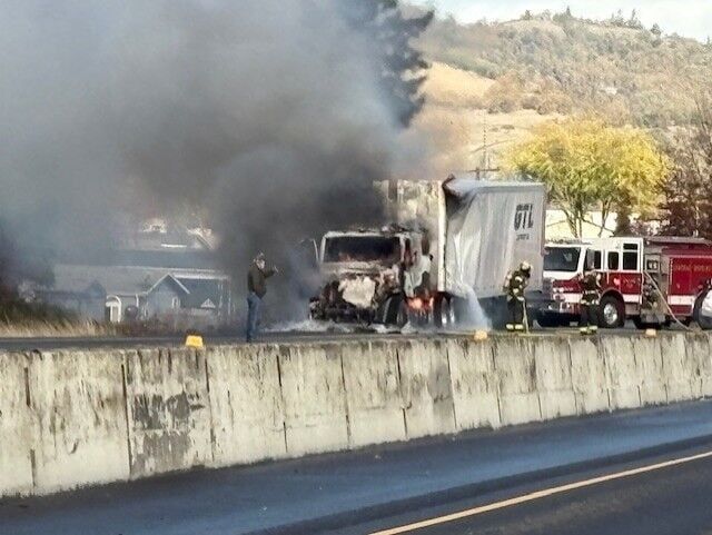 Fire crews responded to a semi-truck fire along Interstate 5 southbound on Thursday morning.

Central Douglas Fire & Rescue Division Chief and Fire Marshall Josh Waechter said the fire was reported at 10:25 a.m. Waechter said a semi with a trailer had pulled over at the Winston Exit at milepost 119 when the engine compartment caught fire. The fire eventually extended into the cab and the trailer of the commercial motor vehicle. The trailer was full of industrial-sized rolls of paper.

For More Information Please Visit www.nrtoday.com