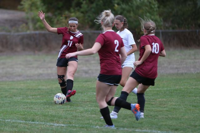 WINSTON — Sinah Pederson said the Douglas girls soccer team played very well Tuesday, bringing out positive intensity especially in the second half of the Class 3A/2A/1A Special District 4 soccer game against Glide.

"Our forwards were doing really great at crashing and following balls and getting open for passes and stuff," Pederson said. "We're definitely improving a lot, definitely from the beginning of the season, and we've been doing great this entire season."

The Trojans defeated the Wildcats 4-0 at Winston Middle School. Douglas is 5-1-2 overall and 4-1-1 in SD4. 

https://www.nrtoday.com/sports/preps/prep_girls_soccer/prep-girls-soccer-douglas-shuts-out-glide-4-0-in-special-district-4-game/article_01b84eff-2503-42cd-8670-15d2538d0d44.html