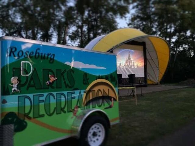 The City of Roseburg announced the return of its Movies in the Park series beginning June 5 at the Half Shell in Stewart Park. The free, family-friendly event will take place Friday evenings throughout June and is co-sponsored by Rogue Credit Union.

Pre-movie entertainment will begin at 8 p.m., followed by PG-rated movies at dusk. The 2026 lineup includes “Zootopia 2” on June 5, “GOAT” on June 12, “Hoppers” on June 19 and “Frozen Sing-Along” on June 26.

Concessions will be available for purchase, and attendees may bring their own food and non-alcoholic beverages. Alcohol, tobacco and pets will not be permitted, and children younger than 13 must be accompanied by a parent or legal guardian.

City officials said movies and entertainment are subject to change and weather conditions.