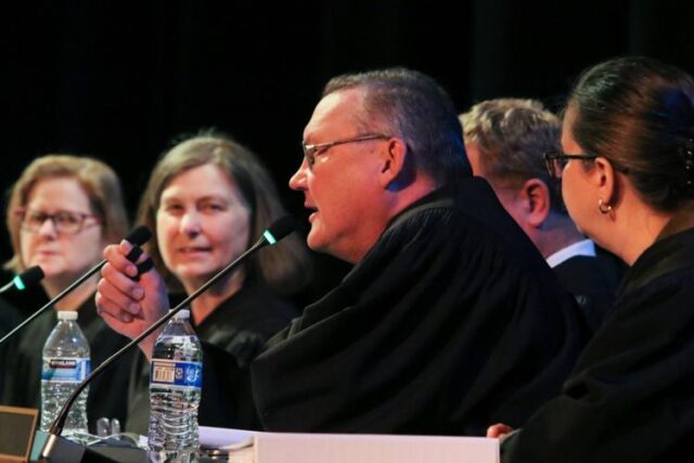 For many Oregonians, an in-person, front-row seat to an Oregon Supreme Court hearing is unfeasible. But on Thursday, students from high schools across Douglas County were given that opportunity with a series of live hearings held at Umpqua Community College.

Across the morning, students attended two live hearings in which the panel of justices heard briefs from appellants and respondents regarding appeals, providing them with information to help make decisions down the line.

The event was a collaboration between the Oregon Supreme Court and Civics Learning Project, an organization which provides students with opportunities to attend and learn from civics-related processes.

According to Civics Learning Project Executive Director Sam Kang, the goal of events like live hearings is to educate students on how democratic government functions.

"We're trying to make students see that democracy is accessible, it's real and it deals with real people that deal with real life issues," Kang said. "Democracy is local. It happens right here in the community, so that's what we're trying to show."

Following each hearing, students were allowed to ask justices questions regarding their jobs, such as what to do when ethical concerns come up or how they chose their professions.

For More Information Please Visit www.nrtoday.com