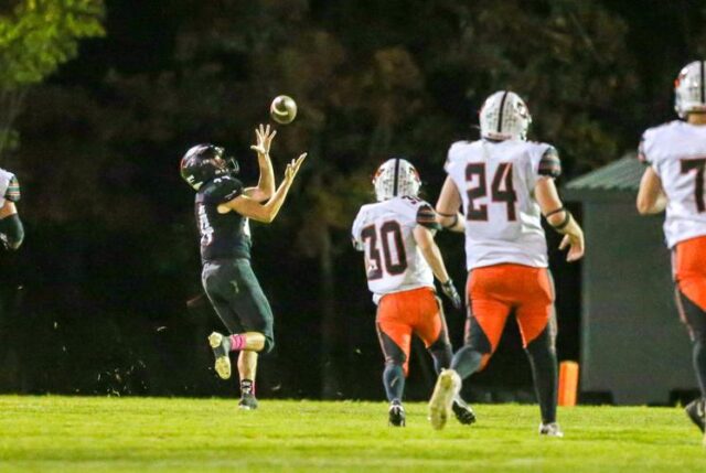 DRAIN — The North Douglas High School defeated Mohawk 52-18 to open Special District 2 play.

“Mohawk's tough physical team and gave us some problems. And what I liked the most was, we were able to kind of figure them out. And kids made a mistake, didn't make it twice, and, you know, so that's good to see,” North Douglas head coach JJ Mast said.

“Still got a long way to go, but there's a lot of season left to go as well. So like I just told the kids, if we keep getting better at the rate we are, we’ll be a tough team at the end of the year.”

With the Mohawks standing stout and not being scared to use physicality and force to stop their opponents, Mast said the Warriors prepared to use shorter run options to keep the ball and clock moving. The team did a good job of buying into the game plan, working together, being patient and talking things through before stepping up to the line.

For More Information Please Visit www.nrtoday.com