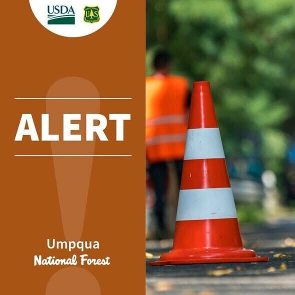 Buckeye Bridge and National Forest Service Road 29 on the Tiller Ranger District will be closed through Friday, September 11th for road construction and repairs.

Information from the Umpqua National Forest said during this time, National Forest Service Road 28 will remain open, and visitors will be able to access South Umpqua Falls.

Drivers should plan accordingly, use caution when traveling through the work area, and obey posted signs and flaggers.

For More Information Please Visit www.nrtoday.com