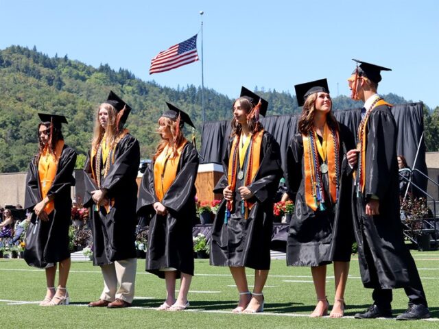 Roseburg High School is preparing for graduation for the class of 2026.

*On June 1st senior checkouts begin. All fines and fees must be paid. All signatures from teachers must be gathered. Lockers are cleaned out this week.

*June 3rd is the last day of instruction for seniors and check out forms are due. The Senior Sunset barbecue will take place from 6:00 p.m.to 8:00 p.m.

*June 4th all work must be turned in by 12:00 p.m. and all requirements must be met to walk.

*June 5th mandatory graduation practice and cap & gown distribution will take place in the auxiliary gymnasium beginning at 8:00 a.m. At 11:00 a.m. seniors leave to visit their elementary schools.

*June 6th Graduation Ceremony begins at Finlay Field at 11:00 a.m. Seniors need to arrive at 9:45 a.m. in the auxiliary gymnasium.

*June 6th Grad night runs from 9:00 p.m. to 3:00 a.m. on June 7th.

For More Information Please Visit www.nrtoday.com