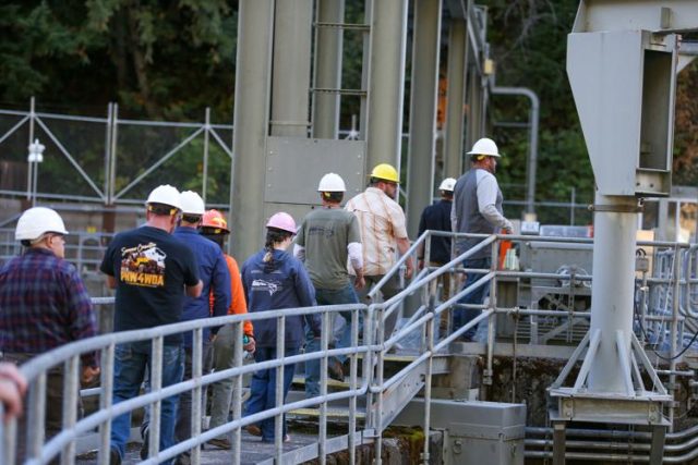 TOKETEE — While the North Umpqua River provides opportunities for swimming, fishing and other activities, it can provide more than just fun recreational opportunities.
The pressure of the water, when harnessed correctly, can power up to 80,000 homes.
The North Umpqua Hydroelectric Project has taken place in Toketee and along that section of the North Umpqua River for many years. The project has eight dams in total: Lemolo No. 1, Lemolo No. 2, Clearwater No. 1, Clearwater No. 2, Toketee, Fish Creek, Slide Creek and Soda Springs. Each of these developments has a powerhouse and a dam that works with canals and other infrastructure to generate electricity
Pacific Power owns 30 hydropower facilities in Washington, Oregon, Idaho, Utah, Montana and California, according to the company's website.
https://www.nrtoday.com/news/education/pacific-power-hydroelectric-tour-showcases-north-umpqua-river-energy-fish-passage/article_468271f1-2c87-42be-a05d-bd3f57898abf.html
