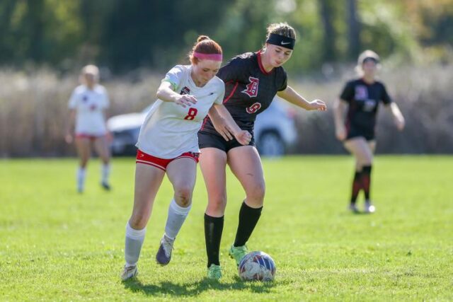WINSTON — The Douglas High School girls soccer team used two quick goals at the beginning to hold a 2-1 win over Coquille/Myrtle Point on Tuesday.

The Special District 3 game was the first win of the season for the Trojans.

"It felt really good," Douglas junior Taylor Donohue said. "We love beating Coquille."

Taylor Donohue and Freija Pederson scored for the Trojans (1-3, 1-1). Head coach Casey O'Toole said the team is young this year, with over half of the roster taken up with freshmen and sophomores. One thing the Trojans have been working on is taking the lead, and then holding the lead and not panicking, so O'Toole said it was fun to see the athletes play smart.

"We needed the win, just to show people like what the winning can feel like, as well as just getting their feet underneath of them and really moving the ball," Trojan senior Morgan Wierichs said. "We had a great passing game as well. This is the first time we've really connected our passes and worked really well as a team together."

For More Information Please Visit www.nrtoday.com