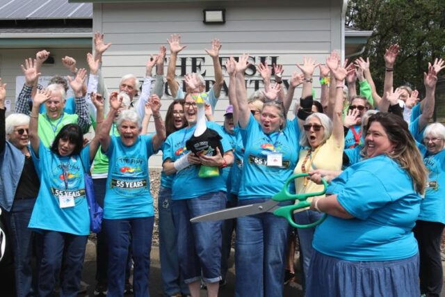 Since its founding over 50 years ago, The FISH of Roseburg has grown to serve over 1000 families each month through food pantry services. To celebrate their history and future, the organization held a 55th anniversary celebration, complete with the unveiling of new resources and a community proclamation.

Held at their pantry at 405 Jerry's Drive in Roseburg, the event brought community members to have free hot dogs and hamburgers, listen to live music and tour the pantry to get an inside look at FISH's operations.

The organization used the celebration as an opportunity to unveil a new refrigerated food truck, a resource which allows FISH to better transport fresh or perishable goods from stores to the pantry and rural Douglas County.

"We had a really old van that just wasn't cutting it. In the summertime, we had to load stuff into coolers," FISH president Nis Jessen said. "(Now) we can put the palette in there and cut our time in half. We're also looking at doing a couple outposts, like down in Canyonville. If we do that, we can haul refrigerated stuff down there."

For More Information Please Visit www.nrtoday.com