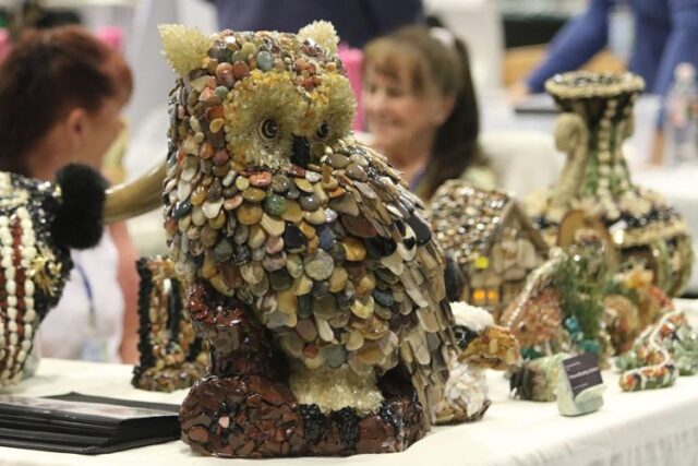 Typically, rockhounding requires a keen eye and sharp senses to find the valuable or interesting gems and minerals. But on Saturday, a selection of inorganic rarities from around the world was collected and displayed front and center at the Douglas County Fairgrounds for the Umpqua Gem & Mineral Club Annual Show.

The event drew in over 40 vendors to sell and display raw gems, minerals and rock, as well as jewelry and polished gemstones, for a crowd of rockhounds from across the state. At over 50 years in operation, the show is one of the longest running events at the fairgrounds.

According to Umpqua Valley Gem & Mineral Club President Darnell Hlavinka, the show is a chance to help the club gain exposure and show attendees who may not be familiar with rockhounding what makes the hobby fun.

"Our club has been in existence since 1939 and we're relatively unknown. A lot of people are surprised that there's a local rock club in Roseburg," Hlavinka said. "We want to turn non-rock people into rock people."

For More Information Please Visit www.nrtoday.com