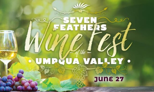 Seven Feathers Casino Resort and the Umpqua Valley Winegrowers Association present the second-annual Seven Feathers Wine Fest of the Umpqua Valley on Saturday from 11:00 a.m. to 4:00 p.m.

The outdoor festival will highlight 16 Umpqua Valley wineries. Glasses of wine and beer and food truck offerings will be available for purchase. Wine bottles will be available to buy to take home. Live music from the Traveling Wilburys Revue will be featured at 12:00 p.m. and 3:00 p.m. Tickets for wine tasting includes a souvenir wine glass and tasting at the winery booths. 

For More Information Please Visit www.nrtoday.com
