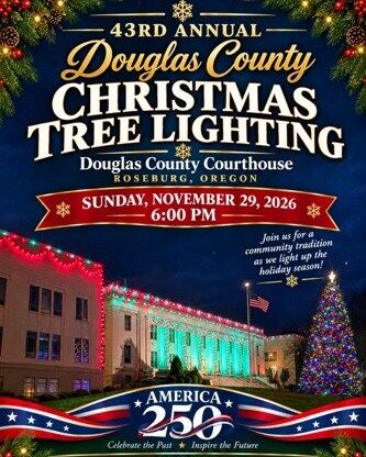 The Douglas County Board of Commissioners are conducting the lighting of the 43rd Annual Douglas County Christmas Tree on Sunday, Nov. 29, at 6:00 p.m. on the front lawn of the Douglas County Courthouse.

A county release said this year’s celebration will honor America’s 250th anniversary of independence and freedom, bringing together patriotic fanfare, cherished holiday traditions, and the community spirit that makes this annual event so special.

The evening’s festivities include a family-oriented program with patriotic and holiday music presented by the Hucrest Community Choir, under the direction of Colin Hurowitz; the reading of Christmas in America story; tree lighting; and a visit from the Jolly Old Elf himself, Santa Claus.

For More Information Please Visit www.nrtoday.com