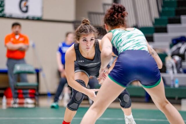 WINCHESTER — Hosting the NJCAA Region 18 Championships allowed the Umpqua Community College women's wrestling team to wrestle on its home mats for the second time this season. 

UCC saw four women win their respective weight classes in the tournament on Sunday. 

Throughout three rounds in the 131-pound weight class, Bella Ngo defeated both Julissa Miranda and Abbigail Olsen of Snow College with technical falls and pinned Elana Flores of Treasure Valley Community College. She won her last round match with a forfeit over teammate Jessica Williams, who placed third.

Addison Janja pinned Elizabeth Kovacs of Big Bend Community College for the first place spot at 160 pounds. At 110, Kailey Salazar pinned Mariah Hinojosa (Big Bend), Alexis Clements (Big Bend) and Chelsea Becera (Southwestern Oregon), and defeated Snow College's Kathryn Christensen in Round 5 with a technical fall en route to winning the title.

For More Information Please Visit www.nrtoday.com