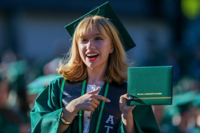 Walking across the stage at the Swanson Amphitheater on Friday was extra special for M'Liss Shrum of Tenmile as she followed in the footsteps of her family.

"I've always wanted to be a nurse," Shrum said. "I was born into this school, my mom graduated and my grandmother also graduated from UCC Nursing as well. So I'm third generation."

Shrum capped her four years at Umpqua Community College by participating in the graduation ceremony on Friday on campus. She said she spent two years at the school to obtain credits and prerequisites, then spent the past two years obtaining the Associate Degree in Nursing. She plans to work at CHI Mercy Health for her residency and will start her Bachelor of Science in Nursing in the fall online through Oregon Health and Science University (OHSU) in Portland, which should last three terms. She hopes to be become a nurse practitioner in psychology, because she wants to help with the severe mental health crisis in the area.

The affordability is one reason why Shrum pursued the degree at UCC and why she will encourage her daughter to do the same. Shrum said she graduated with minimal student loan accumulation comparative to others in her family who attended four-year schools. Additionally, the small campus size allows for teachers and students to know each other better, with Shrum commenting that it is not common in other places for the college president to know students by name.

For More Information Please Visit www.nrtoday.com