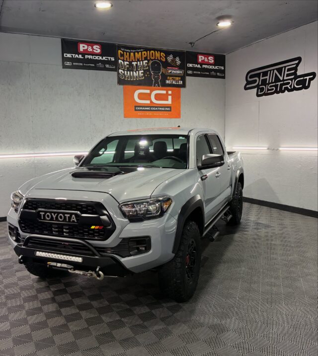 This Tacoma came in for more than just a detail.

Along with a full correction and coating, the trim was restored before being protected. While the windows received a water spot treatment and coating for easier maintenance and long term protection.

While it was already in the shop.. The driver’s seat was taken out and sent over to Diamond Auto Upholstery to be repaired. The mirrors were also sanded and prepped before being wrapped in a matte black vinyl. Shout out to Matt for handling the quick seat repair and Fox @cascadecustomwraps for getting those mirrors dialed in 👌🏼

🏁 Protected with @f1nishcoatings Rally Pro.

📱 Call or Text: (541) 530-4644

From Correction to Protection.