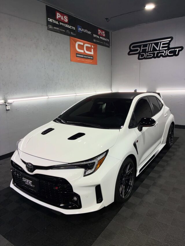 Toyota Corolla GR Reset Done Right ✨

This Toyota GR Corolla came in with a coating near the end of its life. Still there, just not performing. Weak beading, fading protection, and a finish that wasn’t responding like it should after years of exposure.

Light scratches removal. Water spot removal.
Tree contamination safely removed. Full polish to level the paint and remove the remaining coating. Proper prep to ensure strong bonding.
Reapplied with a true 6+ year ceramic coating 🔒

🚨April Special (very limited) ❗️15% OFF Ceramic Coatings- Toyota, Ford, Honda ❗️25% OFF Ceramic Coatings- Porsche
⏳Only 2 spots left

Real question… is your coating still working like it should or barely hanging on ??👀

📱Text or Call (541) 530-4644 
From Correction to Protection.