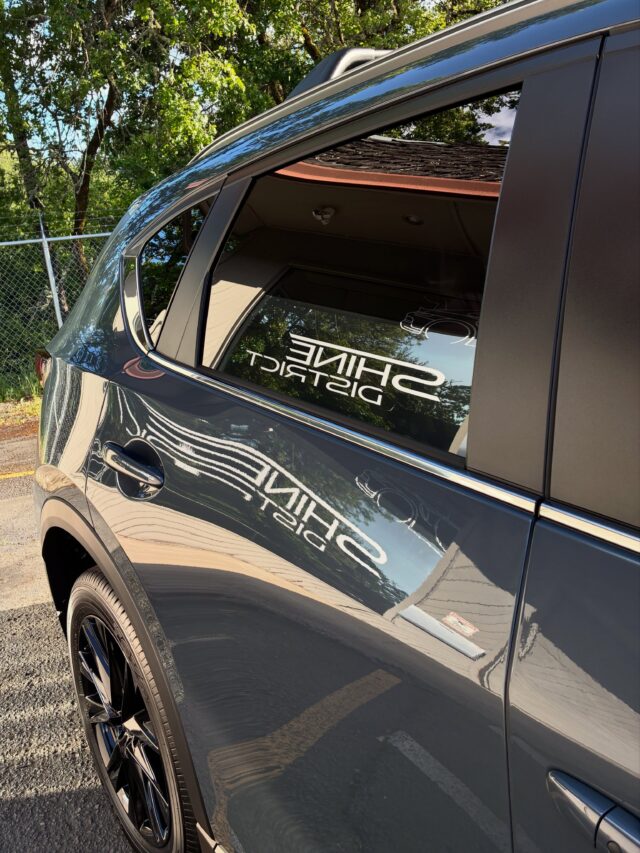 New polisher, new coating, all on a new car✨ This 2025 Mazda CX-5 came in for the full treatment. Kept away from dealership washes, which meant the paint started in a much better position and allowed for a proper finish right from the jump.

The new BarJack polisher used on this one was won through a giveaway from @barjack_tools and @f1nishcoatings, and it definitely got put to work here.. Thank you guys again! Then it was paired it with F1nish Coating’s self healing coating that has been highly anticipated and will be tracked long term.

This one meant a lot. Done for someone very special as a thank you for the constant support, help, and belief in Shine District since day one. That support has not gone unnoticed.

Heat activated technology helps remove light scratches and swirls while keeping the finish slick, glossy, and protected.

For this vehicle, EVERYTHING was handled: ☑️ Water spot removal ☑️ Paint correction ☑️ Paint coated ☑️ Plastics coated ☑️ Windows coated ☑️ Engine bay cleaned & coated ☑️ Door jambs cleaned & coated  ☑️ Leather seats coated ☑️ Wheels off to be coated ☑️ Wheel wells coated

The results speak for themselves. Clear reflections, smooth finish, and protection that is built to last ✨

Would anyone be interested in this new self healing coating being offered?? 👀 

Got a new vehicle and want to keep it looking its best from day one? 📞 Call or Text (541) 503-4644 today!

From Correction to Protection.