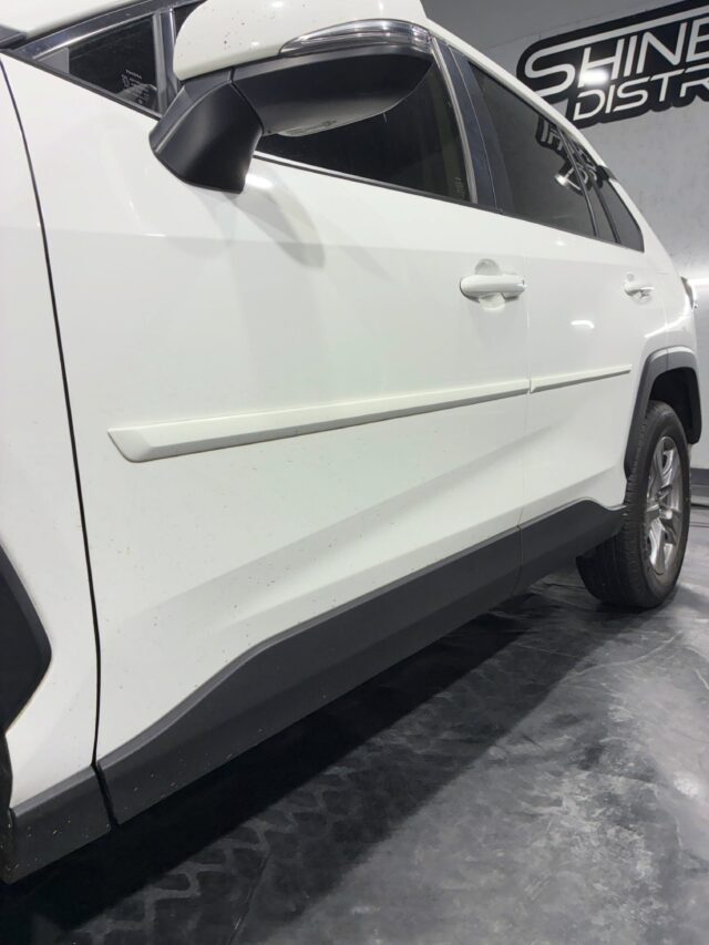 Sometimes it’s the smaller details that make the biggest difference ✨

This RAV4 came in needing the door trim removed before vinyl graphics could be installed. Along with that, it received a full wash and sealant application to get the exterior cleaned up and protected. There was also a very odd residue on the inside of the windows that needed some extra work to fully remove. The vehicle was new to the customer, so whatever was left behind definitely did not come from them 😅

Now it’s cleaned up, prepped, and ready for the graphics install 🧼

Any guesses what was stuck on the inside of these windows? 👀

📱 Call or Text: (541) 503-4644

From Correction to Protection.