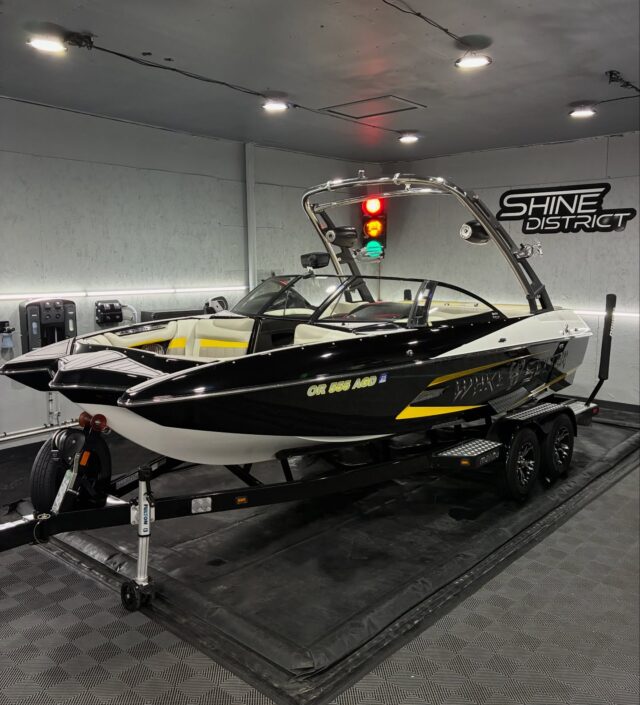 Over a decade on the water… and it was due for some attention. 👀

Water spotting, oxidation, and contaminant build up through the years. This one got a full refresh to clean it up and bring everything back the right way.

✔️ Water spot removal ✔️ 2-step correction ✔️ 6-10 year ceramic coating  ✔️ Metal polished and cleaned up ✔️ Glass coated for better visibility & maintenance ✔️ Trailer washed, polished & sealant applied ✔️ Marine foam pads refreshed and cleaned ✔️ Even did up the interior.. had to dust off some old skills on this one 😅 

Corrected, protected, and ready for the water again.

If you’re looking to clean up and protect your boat before the season 📲 Call or Text (541) 530-4644 

From Correction to Protection.